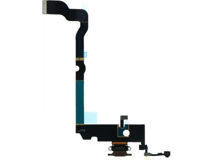 Nabíjecí port a flex kabel pro iPhone XS Max zlatý ORI