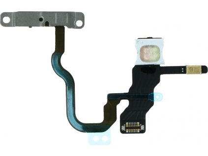 Flex kabel napájecího tlačítka s kovovým držákem pro iPhone X Ori