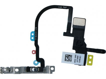 Flex kabel napájecího tlačítka s kovovým držákem pro iPhone XS Ori