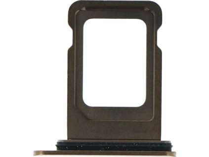 Zásobník na SIM kartu s vodotěsným gumovým kroužkem pro iPhone 11 Pro Max zlatý Ori