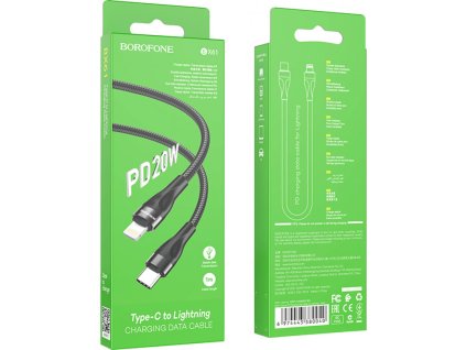 Borofone Nabíjecí kabel lightning 1M Black