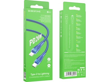Borofone Nabíjecí kabel lightning 1M Blue