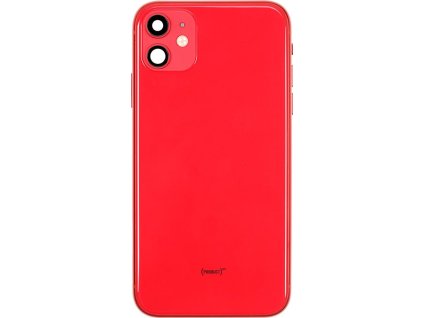 Osazený housing a kryt baterie pro iPhone 11 OEM - Červený