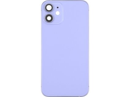 Osazený housing a kryt baterie pro iPhone 12 OEM - Fialový