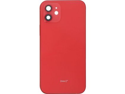 Osazený housing a kryt baterie pro iPhone 12 OEM - Červený