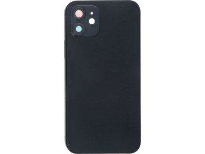 Osazený housing a kryt baterie pro iPhone 12 OEM - Černý
