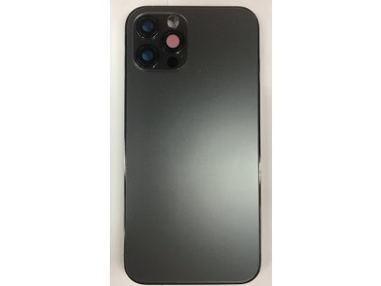 Osazený housing a kryt baterie pro iPhone 12 Pro Max OEM - Černý