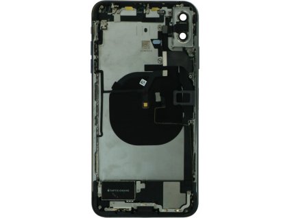 Osazený housing a kryt baterie pro iPhone XS Max OEM - Černý