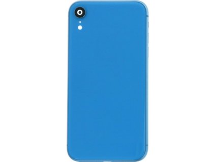 Osazený housing a kryt baterie pro iPhone XR OEM - Modrý