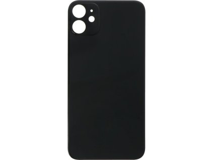 Zadní kryt baterie se zvětšeným otvorem na kameru pro iPhone 11 OEM - Černý