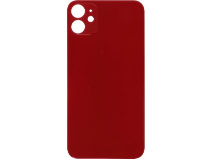 Zadní kryt baterie se zvětšeným otvorem na kameru pro iPhone 11 OEM - Červený