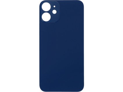 Zadní kryt baterie se zvětšeným otvorem na kameru + lepení pro iPhone 12 Mini OEM - Modrý