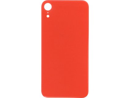 Zadní kryt baterie se zvětšeným otvorem na kameru + lepení pro iPhone XR OEM - Coral (Oranžový)