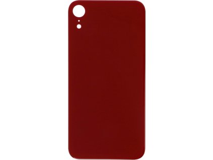 Zadní kryt baterie se zvětšeným otvorem na kameru + lepení pro iPhone XR OEM - Červený