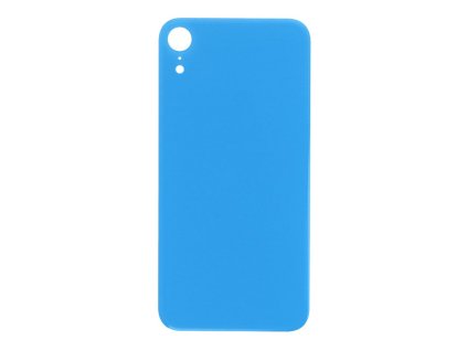 Zadní kryt baterie se zvětšeným otvorem na kameru + lepení pro iPhone XR OEM - Modrý