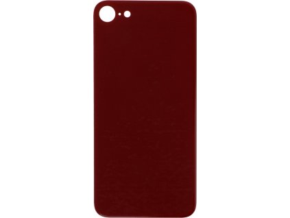 Zadní kryt baterie se zvětšeným otvorem na kameru pro iPhone 8 OEM - Červený
