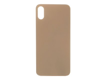 Zadní kryt baterie se zvětšeným otvorem na kameru + lepení pro iPhone XS OEM - Zlatý