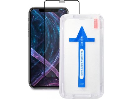 Tvrzené sklo s instalačním rámečkem pro iPhone XR/11