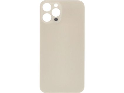 Zadní kryt baterie se zvětšeným otvorem na kameru + lepení pro iPhone 12 Pro Max OEM - Zlatý