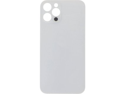 Zadní kryt baterie se zvětšeným otvorem na kameru + lepení pro iPhone 12 Pro OEM - Stříbrný