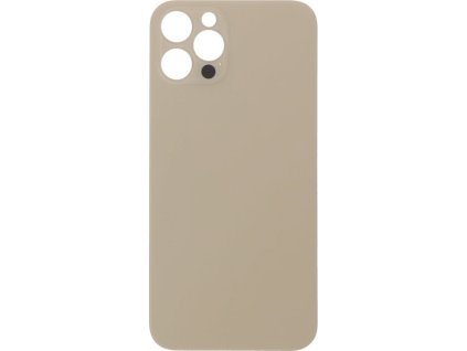 Zadní kryt baterie se zvětšeným otvorem na kameru + lepení pro iPhone 12 Pro OEM - Zlatý