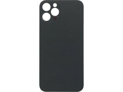 Zadní kryt baterie se zvětšeným otvorem na kameru + lepení pro iPhone 12 Pro OEM - Černý