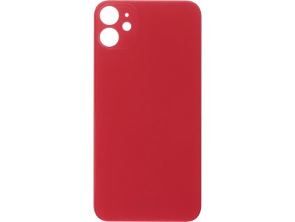 Battery Door with Adhesive for iPhone 11 EU & Large Hole Version Red HQ