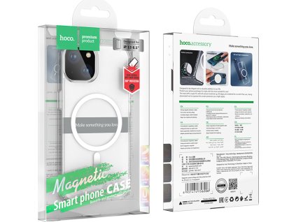 HOCO Magnetic Series Airbag Anti-Fall Protective Shell for iPhone 13 6.1" Transparent