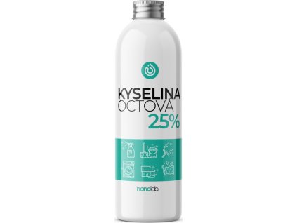 Kyselina octová 25% 1L