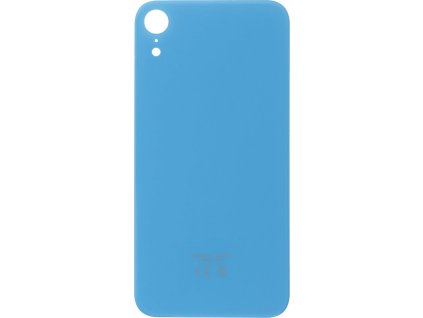 Zadní kryt baterie se zvětšeným otvorem na kameru + lepení pro iPhone XR HQ - Modrý
