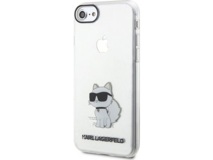 Karl Lagerfeld IML Choupette NFT Zadní Kryt pro iPhone 7/8/SE2020/SE2022 Transparent