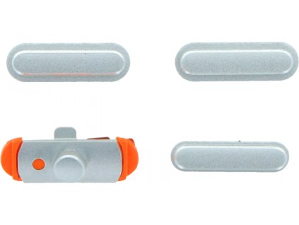 Power Volume Mute Buttons Keys Side Buttons for iPad Mini 2/Mini/Air/Mini 3/9.7 2017(5th)/9.7 2018(6th) Silver Ori