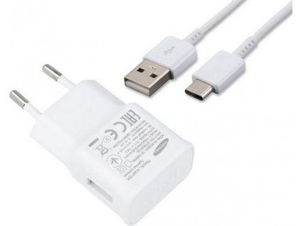 Samsung originální nabíječka + USB-C kabel 1,55 A