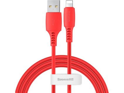 Baseus CALDC-09 Colorful Kabel USB to Lightning 2.4A 1.2m Red