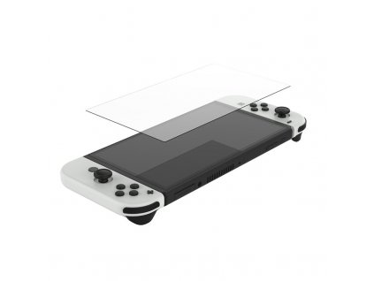 DOBE 2ks ochranné tvrzené sklo proti otiskům prstů pro Nintendo Switch Oled Transparentní
