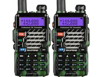 baofeng vysilacka uv 5r 8w camo sada 2 ks