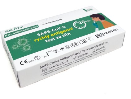 SEJOY Sars-cov-2 Antigen Rapid Test Cassette (saliva), 1ks, ze slin