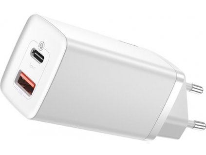 Baseus CCGAN2L-B02 GaN2 Lite Quick Nabíječka USB + USB-C 65W White