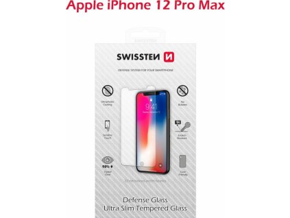 Ochranné temperované sklo swissten pro apple iphone 12 pro max re 2,5d