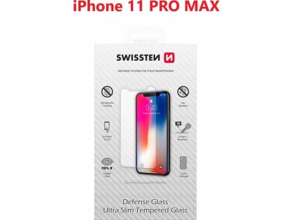 Ochranné temperované sklo swissten pro apple iphone 11 pro max re 2,5d
