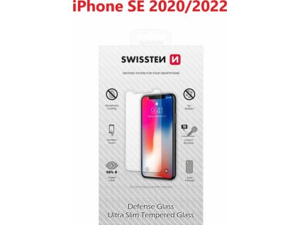 Ochranné temperované sklo swissten pro apple iphone se 2020/se 2022 re 2,5d