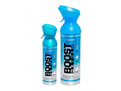 Inhalační kyslík Boost Oxygen Máta (3l, 5l, 9l) (Varianta 9 L)