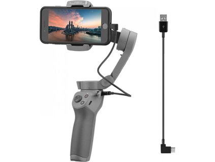 Nabíjecí kabel typu C pro Gimbal DJI OSMO Mobile 2/3/4 Black