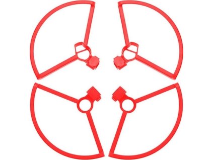 Vrtulový protikolizní kroužek pro DJI Mini 2 Red  4ks v jedné sadě
