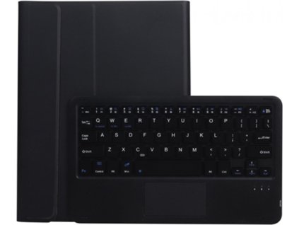 Bluetooth Keyboard Case with Pen Slot & Touchpad Case for iPad 9.7 2017/Air 2/9.7 2018 Black