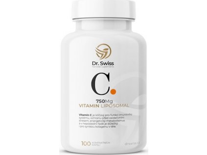 Dr. Swiss Lipozomální vitamín C 100 kapslí