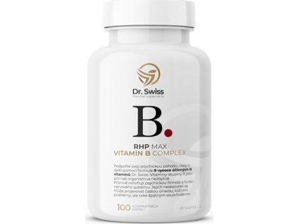 Dr. Swiss Vitamín B-komplex 100 kapslí