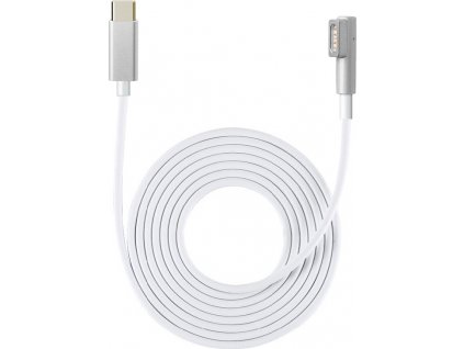 1.8M Type-C to MagSafe1 L-Style 5Pin Charging Cable White