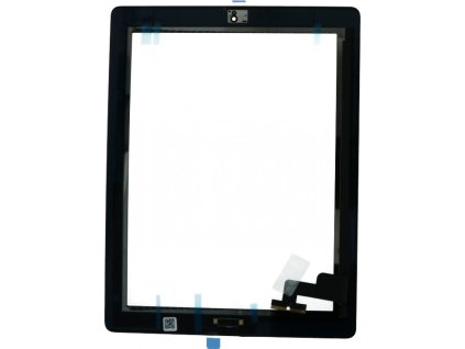 Touch Screen + Touch Screen Adhesive with Home Button Flex Cable for iPad 2 Black OEM