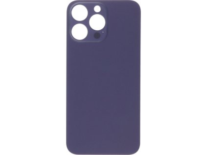 Zadní kryt baterie se zvětšeným otvorem na kameru + lepení pro iPhone 14 Pro Max HQ - Fialový